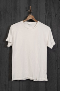 Classic Crew Tee  Vintage White