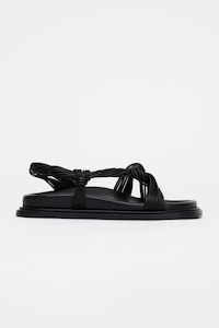 Footwear: Iverly Knot Sandal Black