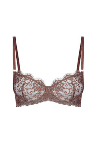 Maverick Underwire Lace Bra Espresso