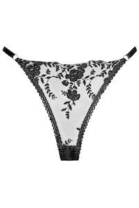 Kat The Label: Nicolette Thong Black