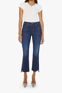 Mother Denim: The Insider Crop Step Fray Off Limits