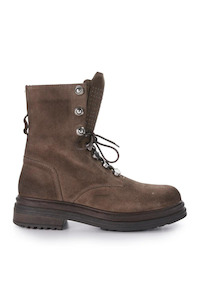 Estilo Emporio: Superstud Suede Boot Mud