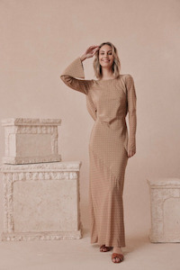 Diana Dress Choc Spot