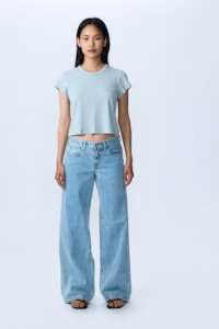 Jeans: Mica Wide Leg Clear Skies