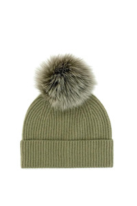 Cashmere Beanie Khaki