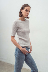 Knitwear: N48C Short Sleeve Pullover New Polar