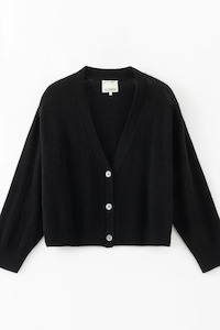 Knitwear: N275C Cashmere Cardigan Black