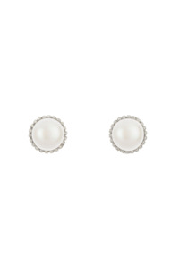 Pearl Earrings Silver