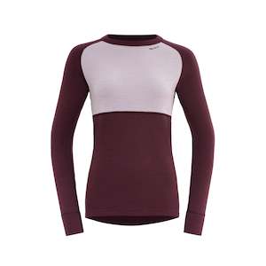 Fashion: EXPEDITION MERINO SILK SHIRT WOMAN PORT/ORCHID