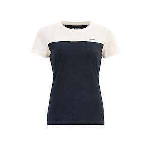 Womens Merino Clothing: NORANG MERINO 150 TEE WMN WHITE/INK