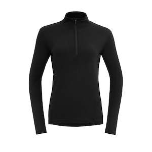 JAKTA WOMAN ZIP NECK BLACK