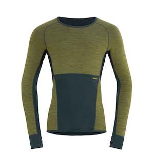 TUVEGGA MERINO SHIRT MAN GREEN