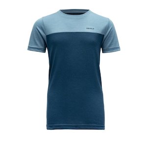 NORANG MERINO TEE JUNIOR 'FLOOD/MOON'