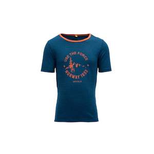 Junior Kids Outdoors Clothing: FORCE KID TEE "SKY DIVER DARK"