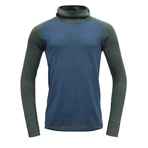 KVITEGGA MERINO 230 HOODIE MAN WOODS/BLUE