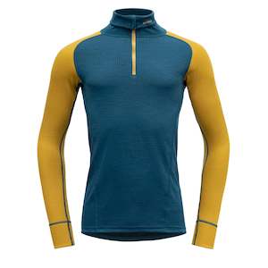 Mens Skiing Clothing: DUO ACTIVE ZIP NECK MAN 'FLOOD/ARROWWOOD'