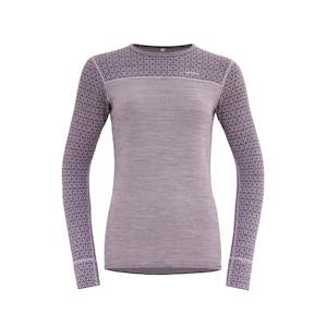 Womens Skiing Clothing: KVITEGGA MERINO SHIRT ORCHID