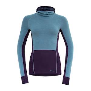 TUVEGGA MERINO HOODIE WOMAN LILAC