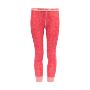 DUO ACTIVE KID LONG JOHNS POPPY