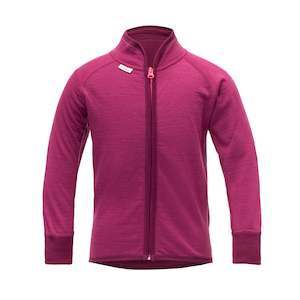 Kids Skiing Clothing: FISKA KID JACKET PLUM