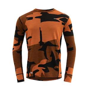 KLOVSTIEN MERINO SHIRT MAN FLAME