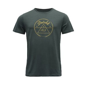 Mens Wooltshirt Clothing: DEVOLD 1853 MERINO 150 TEE MAN WOODS