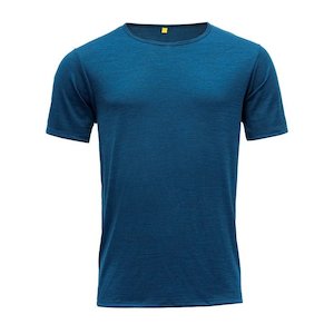 Mens Wooltshirt Clothing: SULA MAN TEE SKYDIVER DARK