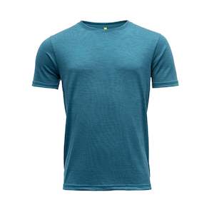 EIKA MERINO MAN TEE BLUE MELANGE