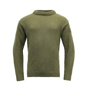 NANSEN SWEATER CREW NECK OLIVE