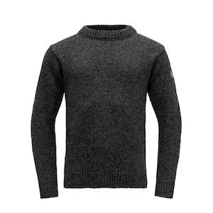 NANSEN SWEATER CREW NECK ANTHRACITE