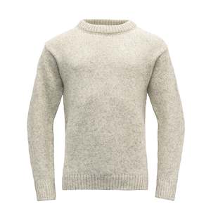 NANSEN SWEATER NECK CREW GREY MELANGE