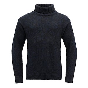 NANSEN SWEATER HIGH NECK NAVY