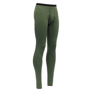 Mens Woollongjohns Clothing: EXPEDITION MAN LONG JOHNS W/FLY FOREST