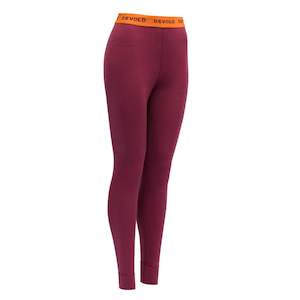 Womens Woollongjohns Clothing: EXPEDITION MERINO 235 LONGS WOMAN BEETROOT