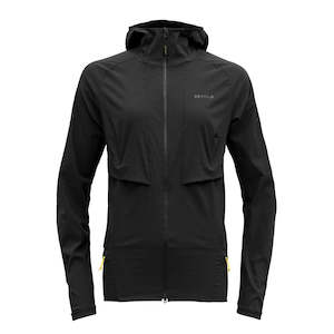 Womens Wooljacket Clothing: RUNNING MERINO JACKET WOMAN CAVIAR