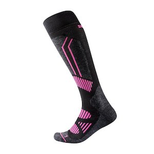 Womens Wool Socks: ALPINE WOMAN SOCK BLACK