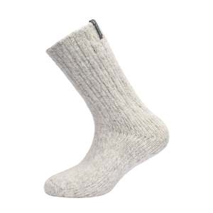 Womens Wool Socks: NANSEN SOCK GREY MELANGE