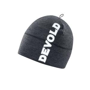 Womens Wool Headwear: RUNNING 130 BEANIE W/REFLEX ANTHRACITE