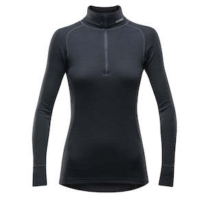 DUO ACTIVE 205 ZIP NECK WOMAN BLACK