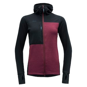 Womens Running Collection: NIBBA PRO JACKET W/ HOOD WOMAN INK/BEETROOT