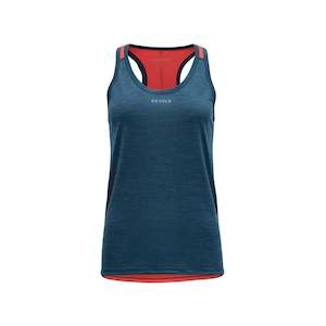 Womens Running Collection: RUNNING MERINO 130 RACERBACK WOMAN FLOOD