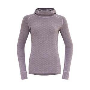 KVITEGGA MERINO HOODIE WOMAN ORCHID