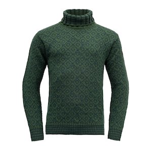 SVALBARD SWEATER HIGH NECK FOREST/WOODS