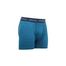 Mens Wool Underwear: BREEZE MAN BOXER BLUE MELANGE