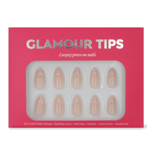 Shimmer Tip Gel Press on Nails