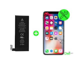 iPhone X High Quality Screen and Battery Replacement Combo + Installation!