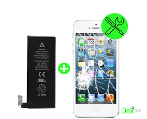 iPhone 5S High Quality Screen and Battery Replacement Combo + Installation!