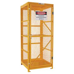 Public order and safety: Fork Lift Gas Cylinder Cage - 8 Fork Lift cylinders - Flat Packed