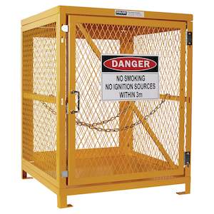 Public order and safety: Fork Lift Gas Cylinder Cage - 4 Fork Lift Cylinders - Flat Pack