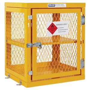 Aerosol Storage Cage - 84 Aerosol Cans Double Level - Flat Packed